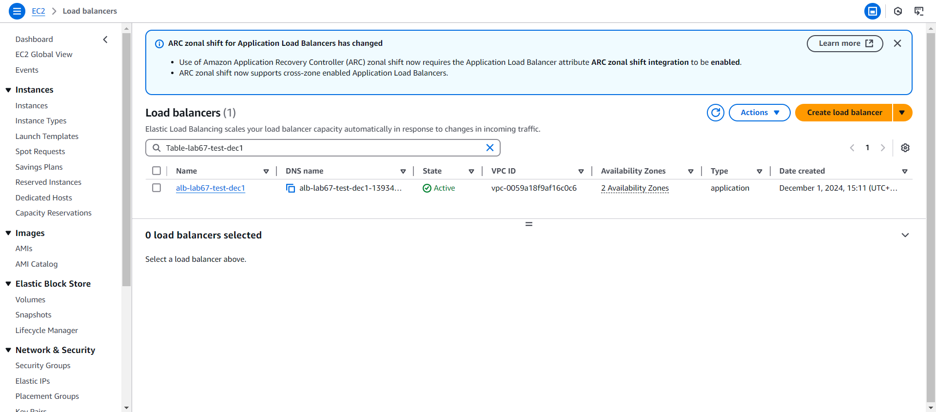 Create Stack CloudFormation