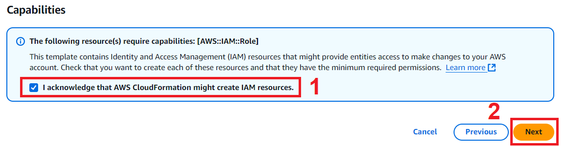 Create Stack CloudFormation