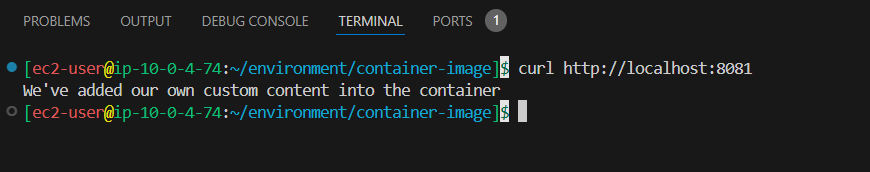 Building a container image