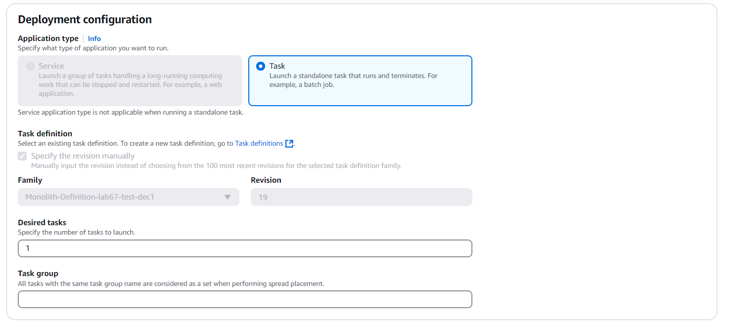 Deploy the container using AWS Fargate