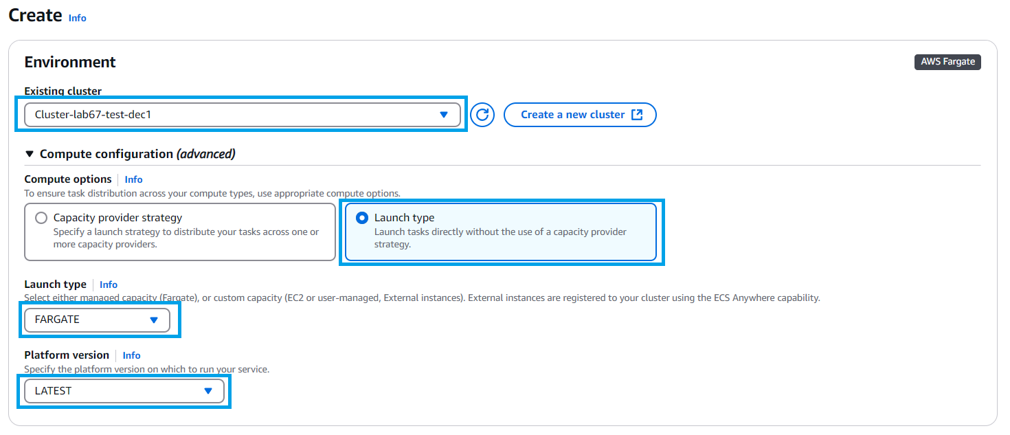 Deploy the container using AWS Fargate