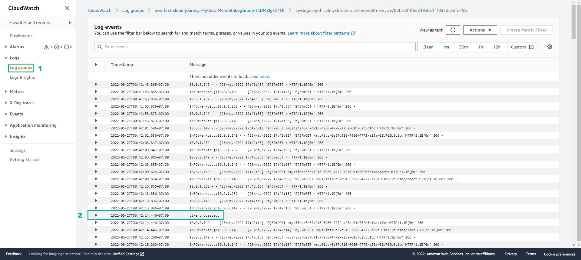 Deploy the container using AWS Fargate