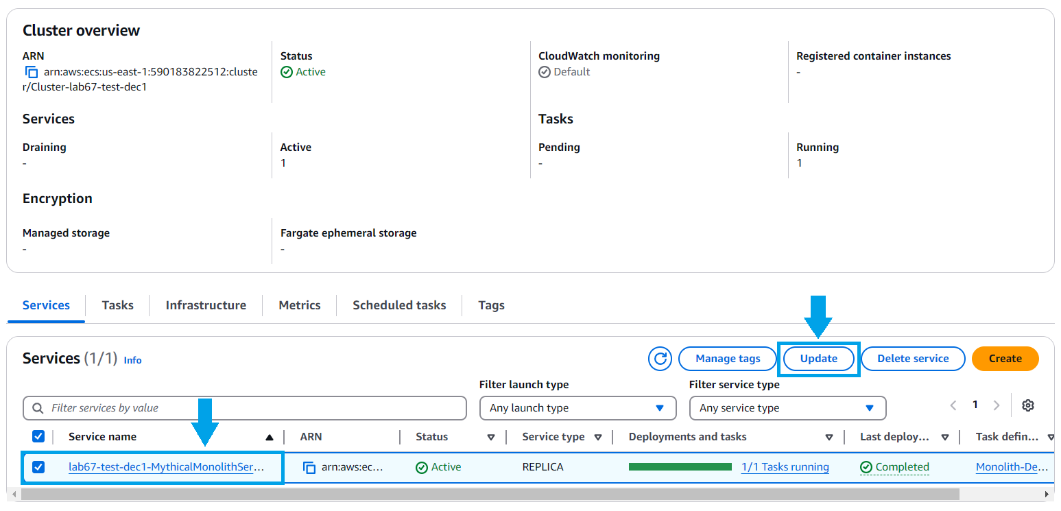 Deploy the container using AWS Fargate