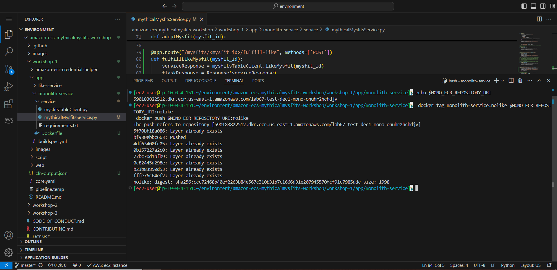 Microservices with AWS Fargate