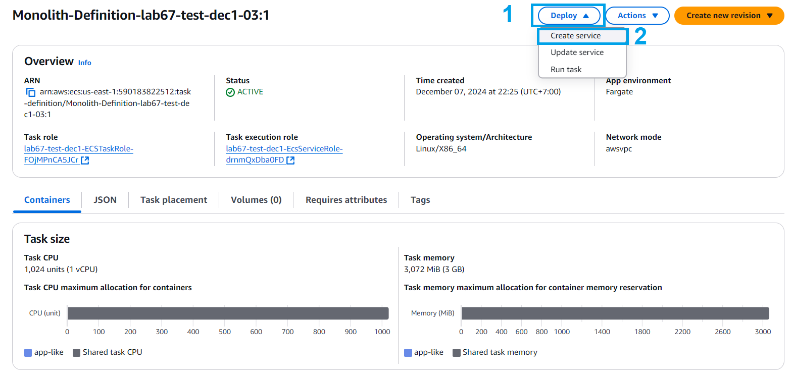  Microservices with AWS Fargate