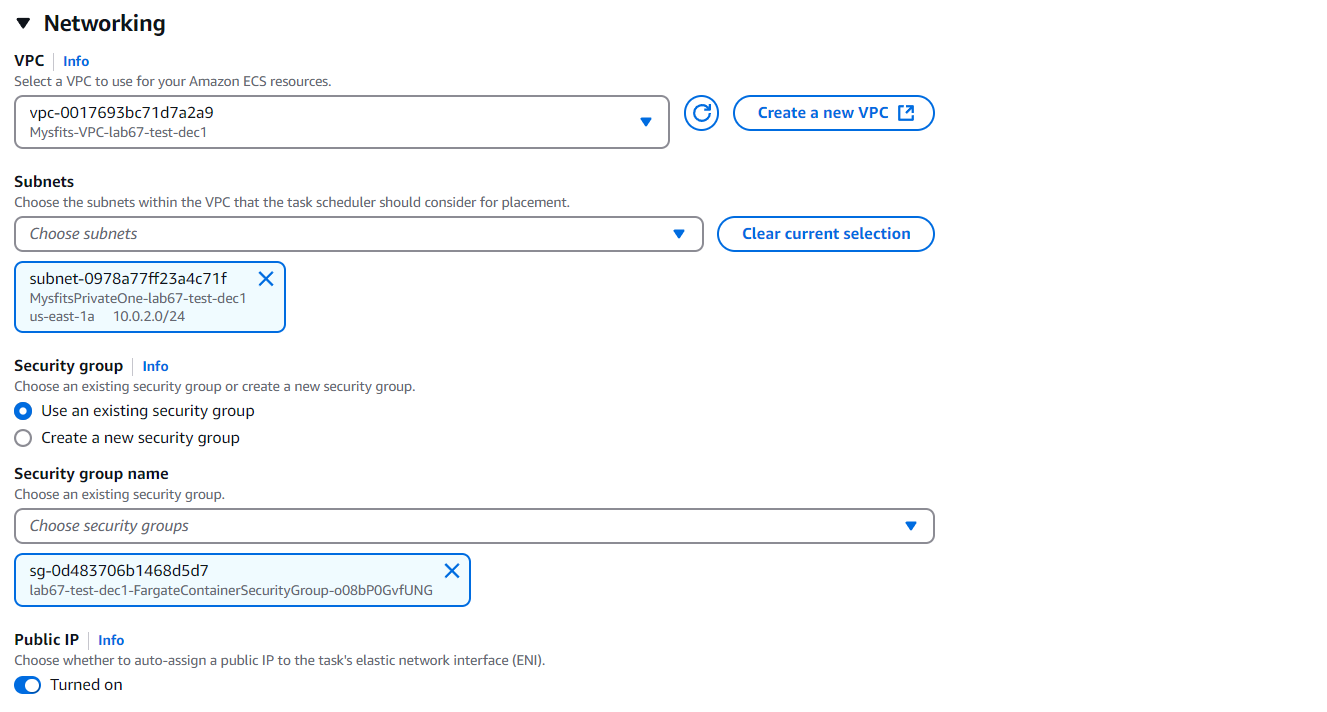 Microservices with AWS Fargate
