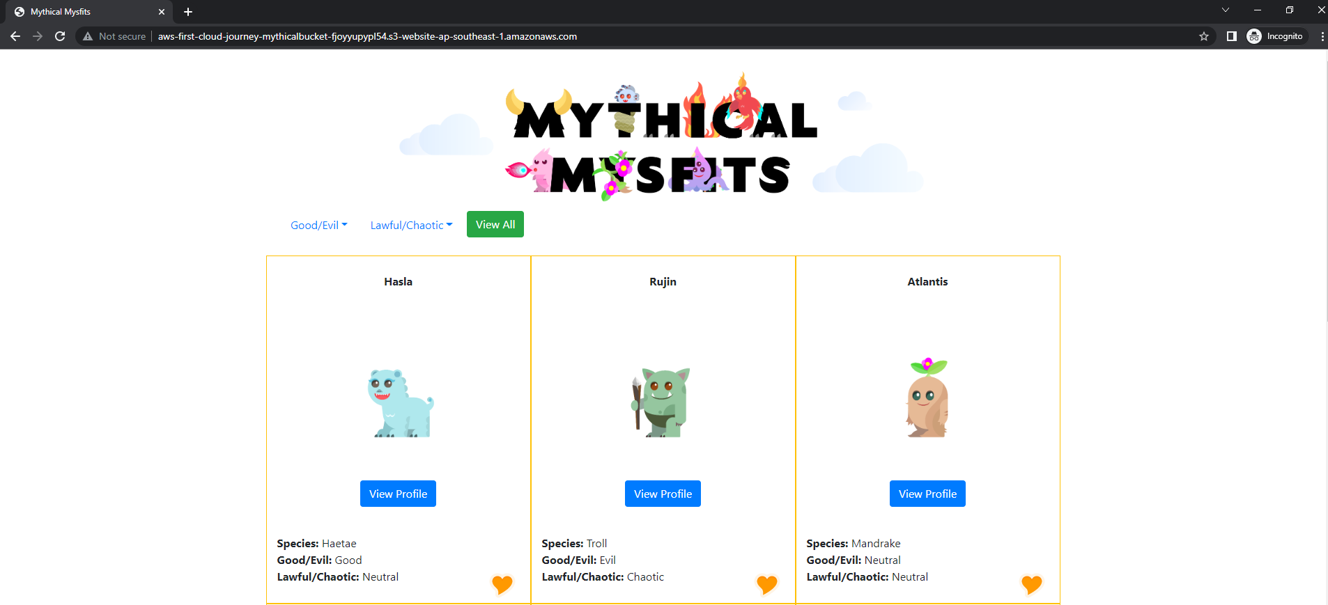 Microservices with AWS Fargate